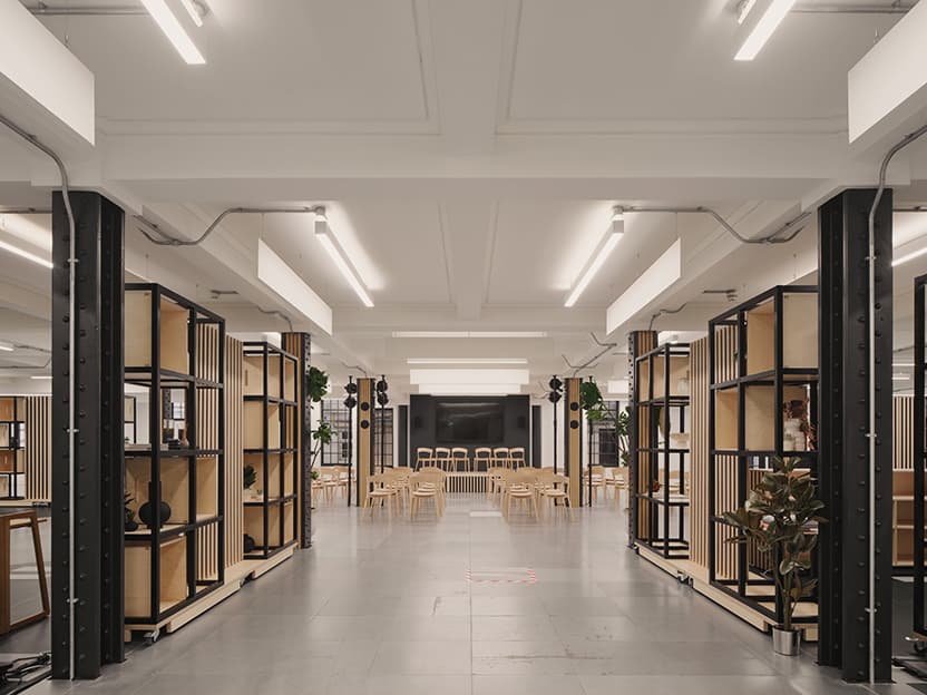 Flexible event space fit-out